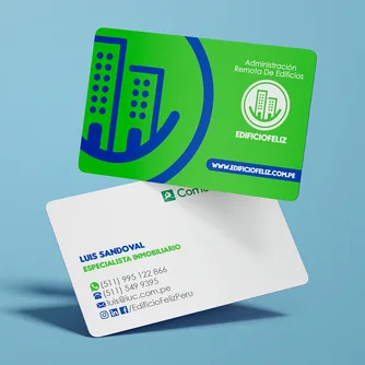 Papelería corporativa: tarjetas y carpeta